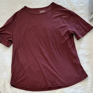 Westbound Women's Burgundy Short Sleeve Tee
